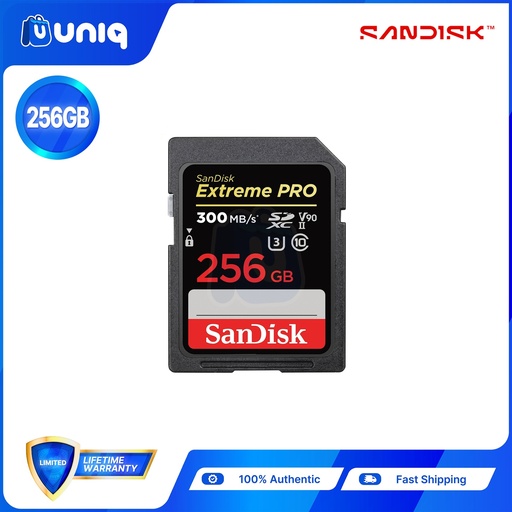[Memory Card-24B256V2] Sandisk Extreme PRO SD Card UHS-II ~ 256GB (SDSDXDK)