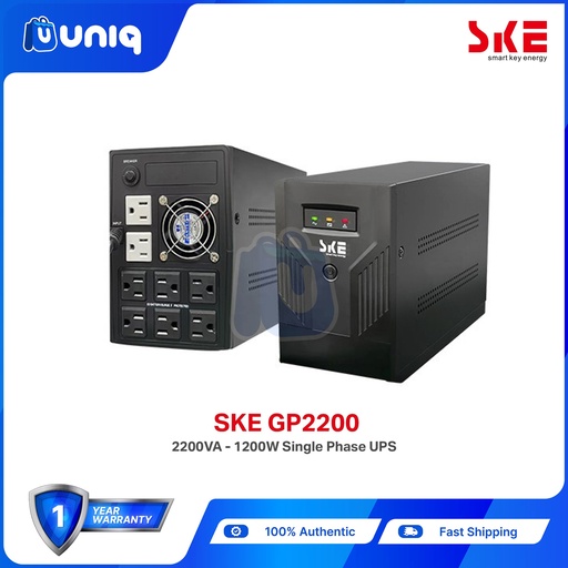 [SKE_GP2200] SKE GP2200 UPS 2200VA / 1200W Uninterruptible Power Supply