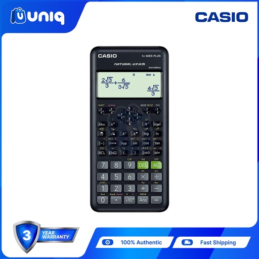 [Casio-007] Casio FX-82ES PLUS 2nd Edition Standard Scientific Calculator 
