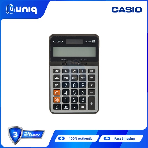 [Casio-001] Casio AX-120B Practical Calculator