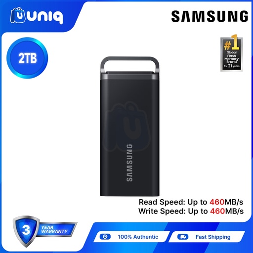 [Portable SSD-41_T5evo_2TB] Samsung T5 EVO 2TB USB 3.2 Gen 1 Portable SSD (MU-PH2T0S/WW)