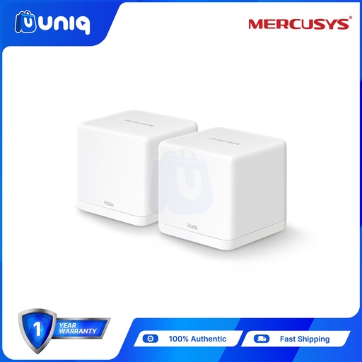 [Mercusys-08_2pack] Mercusys Halo H30G (2-pack) AC1300 Whole Home Mesh