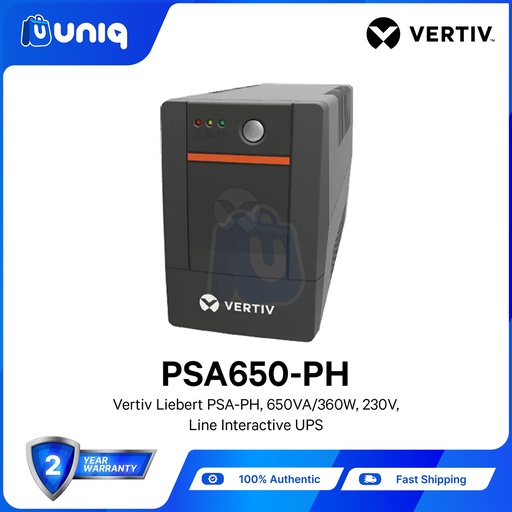 [PSU-03_PH] Vertiv™ Liebert® PSA650-PH 650VA/360W, 230V, Line Interactive UPS