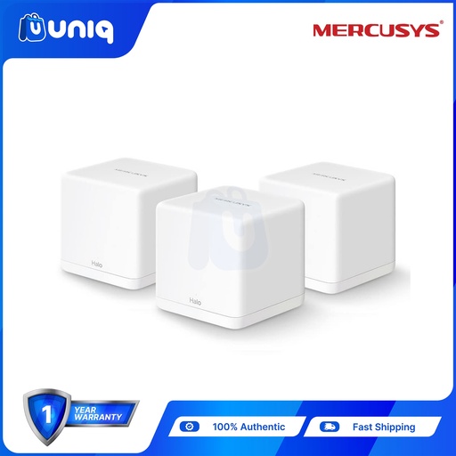 [Mercusys-08_3pack] Mercusys Halo H30G (3-pack) AC1300 Whole Home Mesh Wi-Fi System
