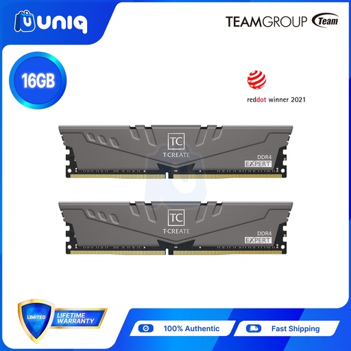 [MEM-17A_Expert] Team T-Create Expert 16GB (2X8GB) DDR4 3600MHz Desktop Memory Module