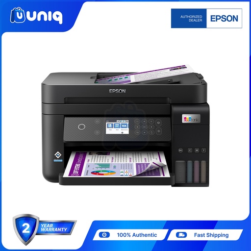 [Printer-080D] Epson EcoTank L6270 A4 Wi-Fi Duplex All-in-One Ink Tank Printer with ADF