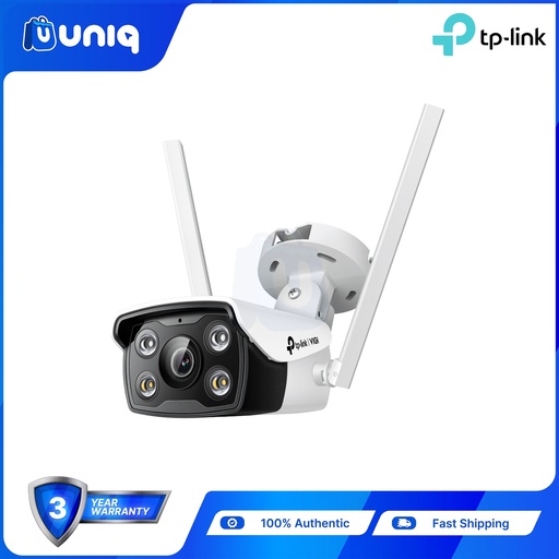 [VIGI C340-W_4mm] TP-Link VIGI C340-W (4mm) 4MP Outdoor Full-Color Wi-Fi Bullet Network Camera