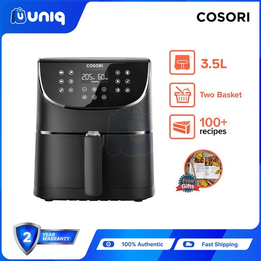 [Cosori-02] Cosori CP137-AF 3.5L Pro Air Fryer (Black)