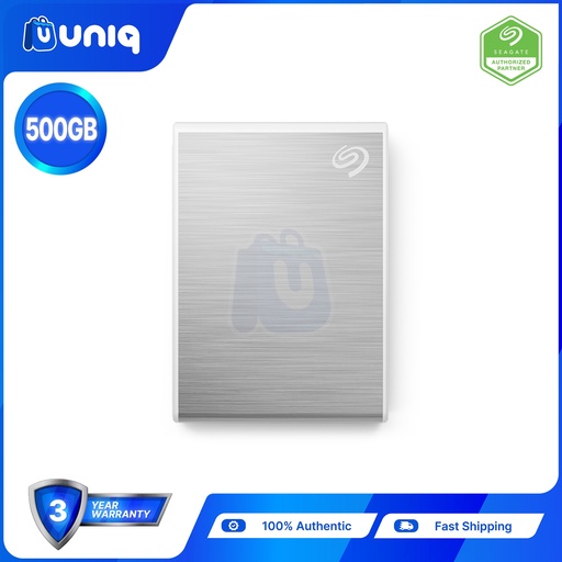 [Portable SSD-35A_Silver] SALE!!! Seagate One Touch 500GB (Silver) External Portable SSD (STKG500401)