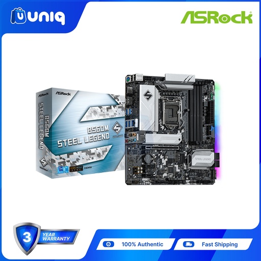 [Asrock MB-15] SALE!!! ASRock B560M Steel Legend Micro-ATX Motherboard