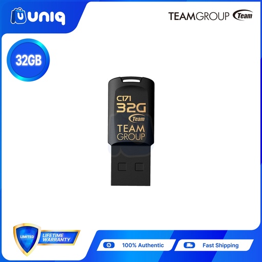 [AC-26TeamC171_32_Black] Team C171 32GB USB 2.0 Flash Drive