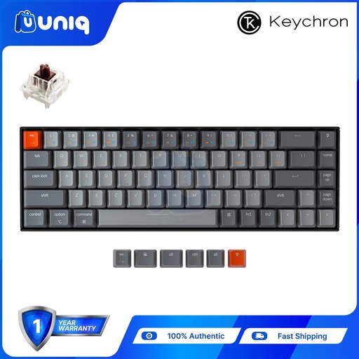 [Keychron-08_Brown] Keychron K6-U3 Wireless Mechanical Keyboard (Brown Switch)