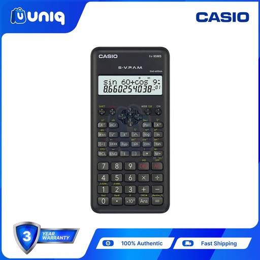 [Casio-033] Casio FX-95MS 2nd Edition Standard Scientific Calculator
