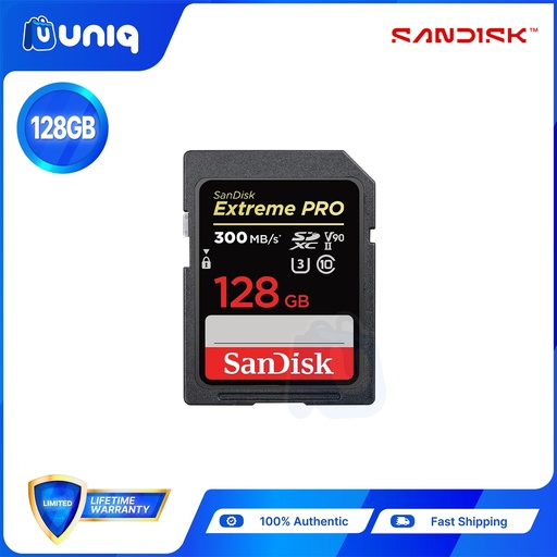 [Memory Card-24BV2] Sandisk Extreme PRO SD Card UHS-II ~ 128GB (SDSDXDK)