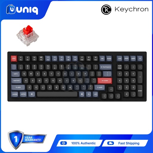 [Keychron-10_Red] Keychron K4 Pro Wireless Mechanical Keyboard (K4P-G1) (Red Switch)
