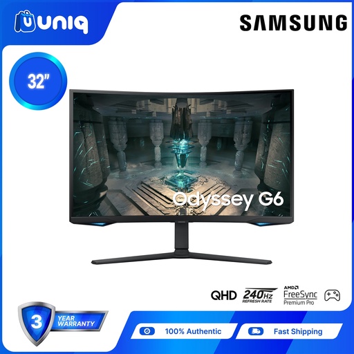[MN-93G] Samsung Odyssey G6 32" QHD Smart Gaming Monitor (LS32BG652EEXXP)