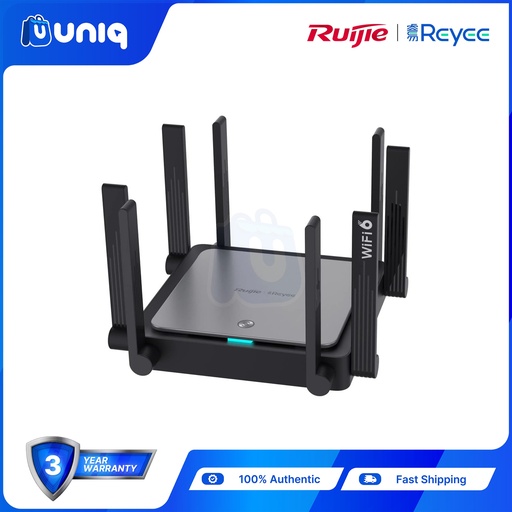 [Reyee-26] Reyee by Ruijie RG-EW3200GX PRO 3200Mbps Wi-Fi 6 Dual-Band Gigabit Mesh Router